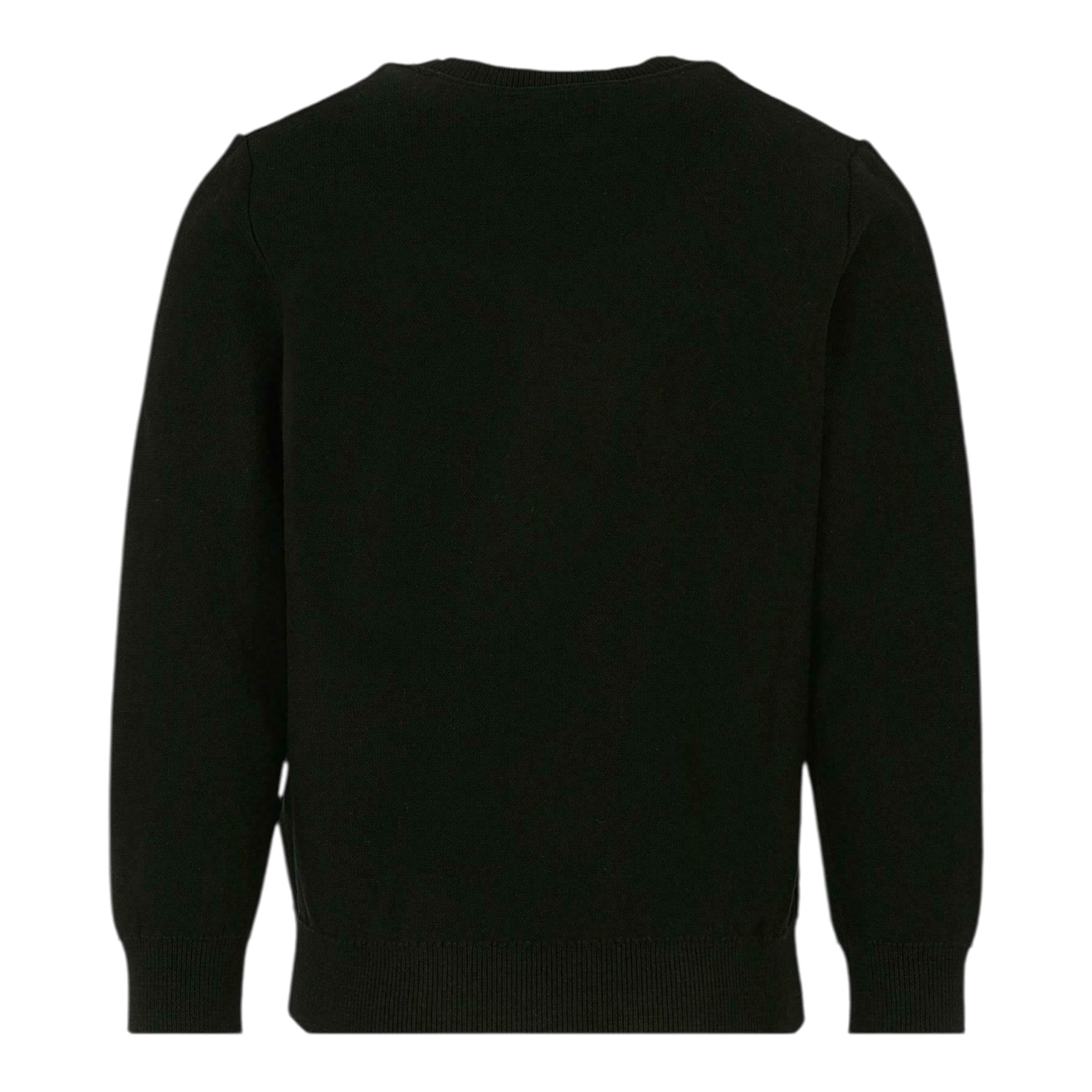 Calvin Klein Maglia Girocollo tinta unita con Logo Nero/Verde per Bambino IB0IB02152 NERO/VERDE CALVIN KLEIN 