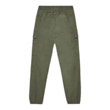 Calvin Klein Pantalone tinta unita con Tasconi Verde per Bambino IB0IB02280 VERDE CALVIN KLEIN 