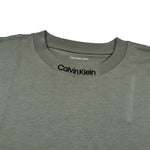 Calvin Klein Shirt Girocollo tinta unita con Logo Verde per Bambino IB0IB02354 VERDE CALVIN KLEIN 