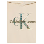 Calvin Klein Felpa Chiusa con Cappuccio tinta unita Beige per Bambina IB0IB02524XX BEIGE CALVIN KLEIN 