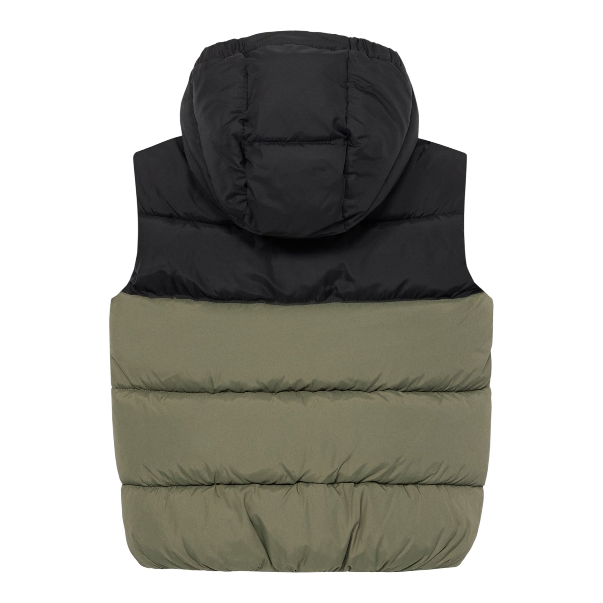 Calvin Klein Smanicato Bicolore con Cappuccio Verde per Bambino IB0IB02535 VERDE CALVIN KLEIN 