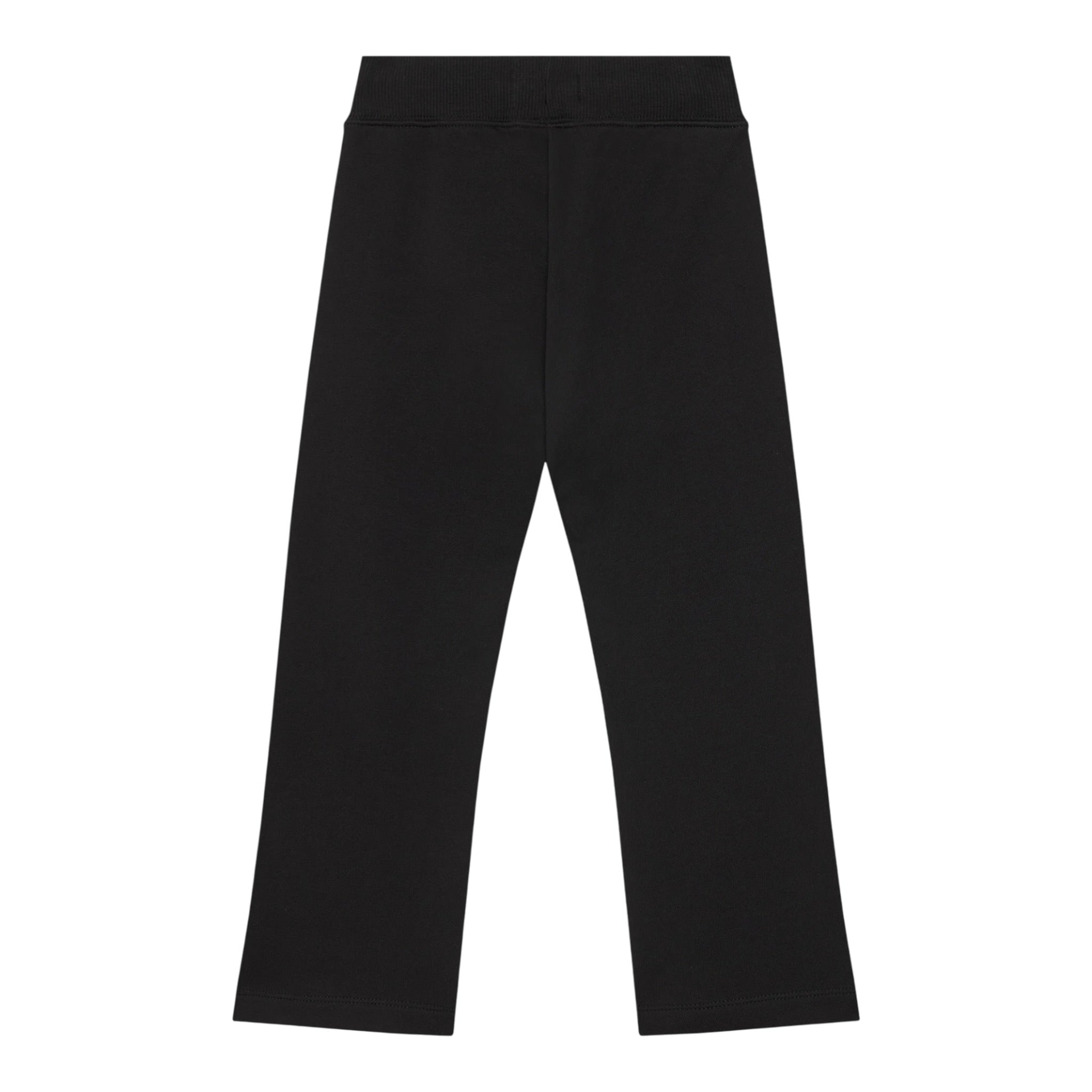 Calvin Klein Pantalone Tuta tinta unita con Logo Nero per Bambina IB0IB02538 NERO CALVIN KLEIN 