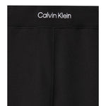 Calvin Klein Pantalone Tuta tinta unita con Logo Nero per Bambina IB0IB02538 NERO CALVIN KLEIN 