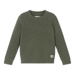 Calvin Klein Maglia Girocollo tinta unita Verde per Bambino IB0IB02539 VERDE CALVIN KLEIN 