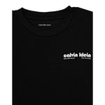Calvin Klein T-Shirt Girocollo tinta unita con Stampa Nero per Bambino IB0IB02543X NERO CALVIN KLEIN 