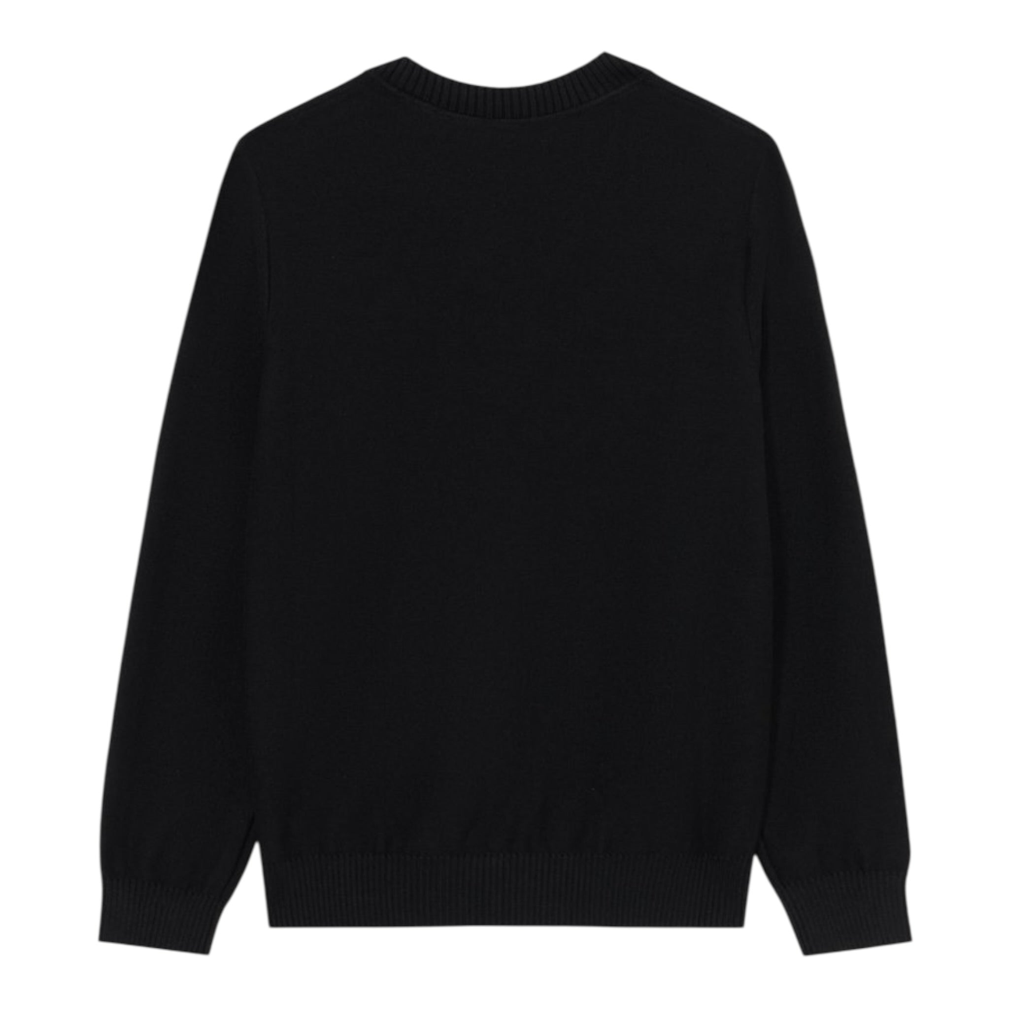 Calvin Klein Maglia tinta unita con Stampa Nero per Bambina IB0IB02596 NERO CALVIN KLEIN 