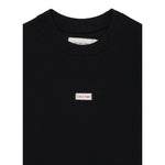Calvin Klein Maglia tinta unita con Stampa Nero per Bambina IB0IB02596 NERO CALVIN KLEIN 