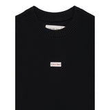 Calvin Klein Maglia tinta unita con Stampa Nero per Bambina IB0IB02596 NERO CALVIN KLEIN 