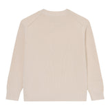 Calvin Klein Maglia Girocollo tinta unita con Logo Panna per Bambino IB0IB02598XX PANNA CALVIN KLEIN 