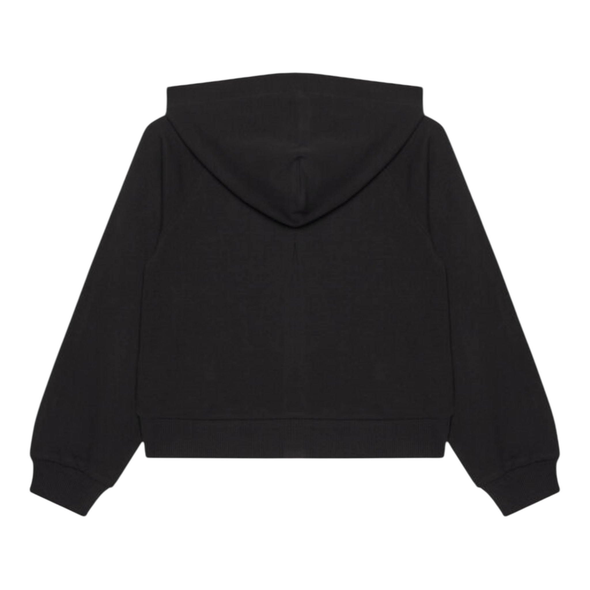 Calvin Klein Felpa con Zip E Cappuccio tinta unita Nero per Bambina IG0IG02969X NERO CALVIN KLEIN 