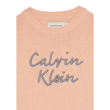 Calvin Klein Maglia Girocollo tinta unita con Ricami Rosa per Bambina IG0IG02971 ROSA CALVIN KLEIN 