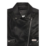 Calvin Klein Chiodo In Ecopelle tinta unita Nero per Bambina IG0IG02982 NERO CALVIN KLEIN 