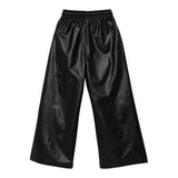 Calvin Klein Pantalone In Ecopelle tinta unita con Elastico In Vita Nero per Bambina IG0IG02983 NERO CALVIN KLEIN 