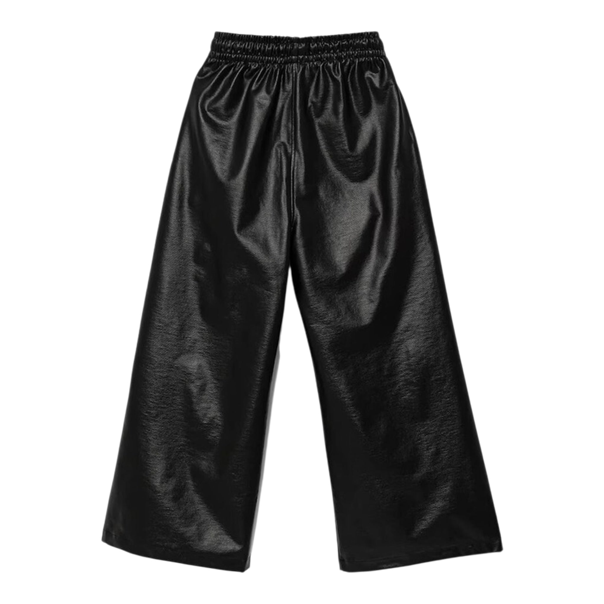 Calvin Klein Pantalone In Ecopelle tinta unita con Elastico In Vita Nero per Bambina IG0IG02983X NERO CALVIN KLEIN 
