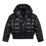 Calvin Klein Giubbino tinta unita con Zip E Cappuccio Nero per Bambino IG0IG02988X NERO CALVIN KLEIN 