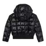 Calvin Klein Giubbino tinta unita con Zip E Cappuccio Nero per Bambino IG0IG02988X NERO CALVIN KLEIN 