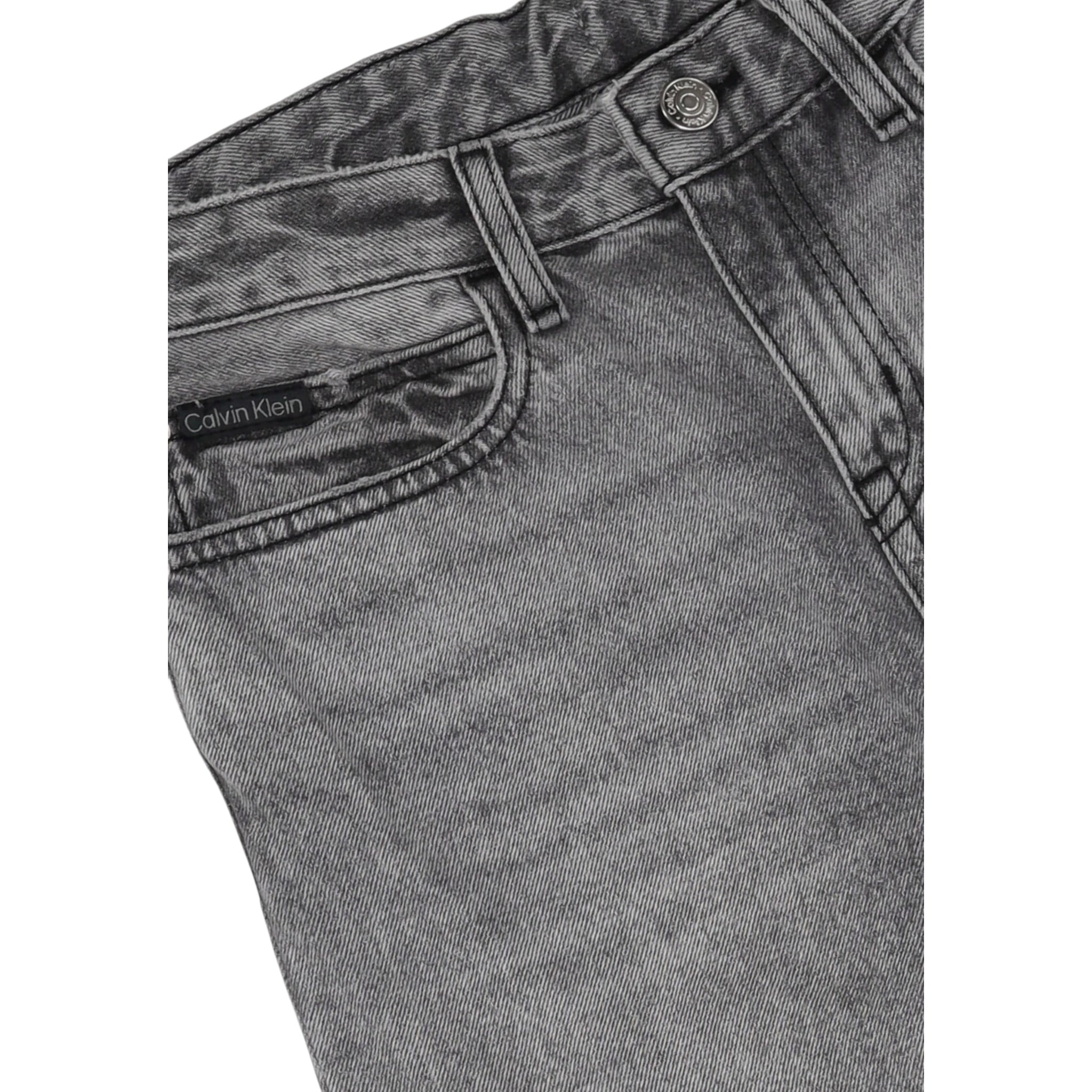Calvin Klein Jeans tinta unita con Girovita Regolabile Grigio per Bambina IG0IG03001 GRIGIO CALVIN KLEIN 