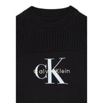 Calvin Klein Maglia Girocollo tinta unita con Logo Nero per Bambina IG0IG03046 NERO CALVIN KLEIN 