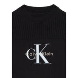 Calvin Klein Maglia Girocollo tinta unita con Logo Nero per Bambina IG0IG03046 NERO CALVIN KLEIN 