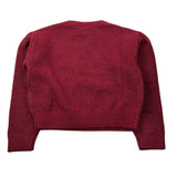 Calvin Klein Maglia Girocollo tinta unita con Logo Bordeaux per Bambina IG0IG03048XU4 BORDEAUX CALVIN KLEIN 