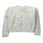 Calvin Klein Maglia Girocollo tinta unita con Logo Panna per Bambina IG0IG03048XU4 PANNA CALVIN KLEIN 