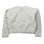 Calvin Klein Maglia Girocollo tinta unita con Logo Panna per Bambina IG0IG03048XU4 PANNA CALVIN KLEIN 