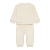 Calvin Klein Completo 2 Pezzi Felpa-Pantalone tinta unita Crema per Neonato IN0IN00236 CREMA CALVIN KLEIN 