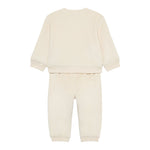 Calvin Klein Completo 2 Pezzi Felpa-Pantalone tinta unita Crema per Neonato IN0IN00236 CREMA CALVIN KLEIN 