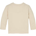 Calvin Klein Shirt Girocollo tinta unita con Logo Panna per Neonato IN0IN00335 PANNA CALVIN KLEIN 