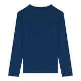 Calvin Klein Shirt Girocollo tinta unita con Stampa Blu per Bambino IU0IU00677 BLU CALVIN KLEIN 