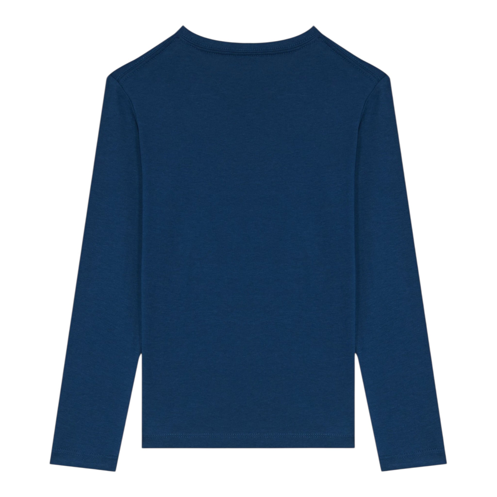 Calvin Klein Shirt Girocollo tinta unita con Stampa Blu per Bambino IU0IU00677 BLU CALVIN KLEIN 