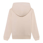 Calvin Klein Felpa Chiusa con Cappuccio tinta unita con Logo Panna per Bambino IU0IU00679T PANNA CALVIN KLEIN 