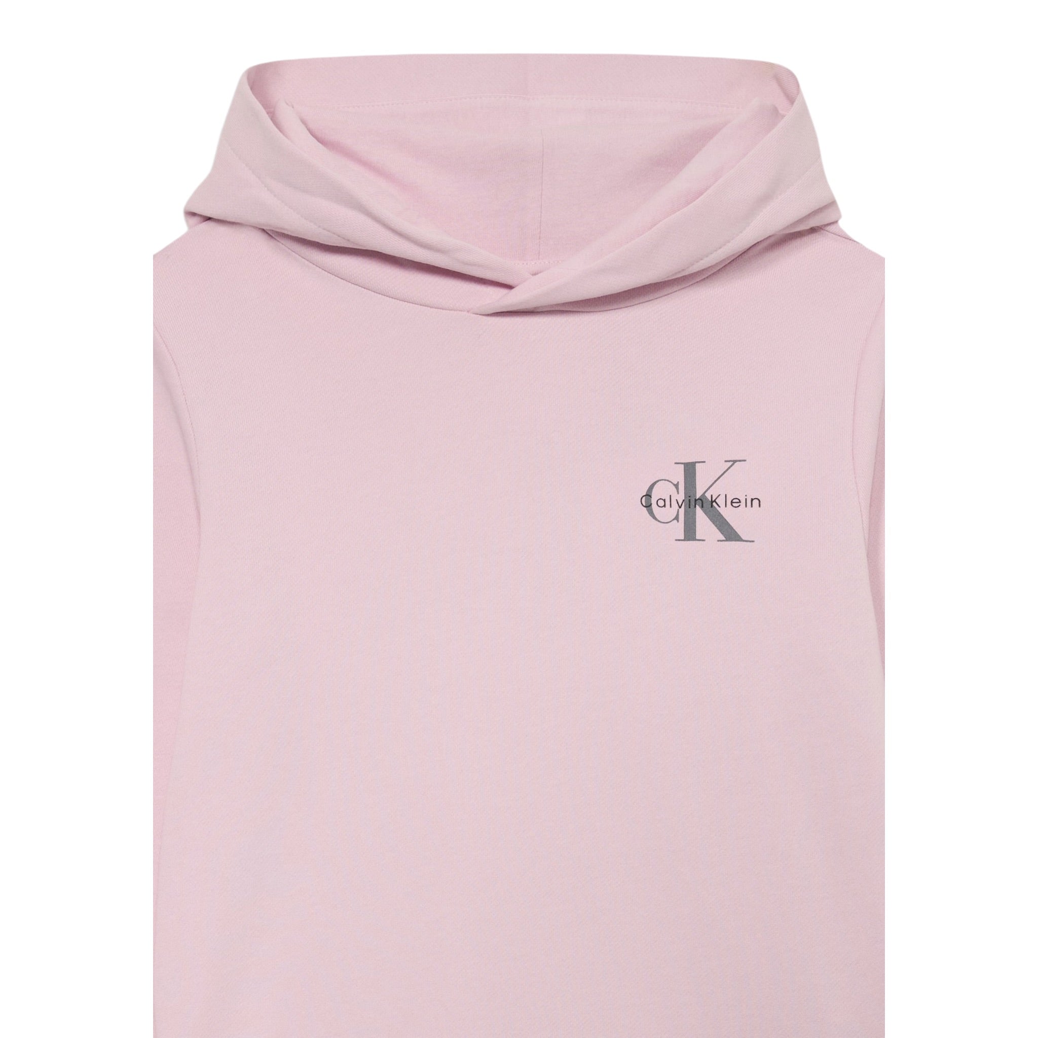 Calvin Klein Felpa Chiusa con Cappuccio tinta unita Rosa per Bambina IU0IU00712 ROSA CALVIN KLEIN 