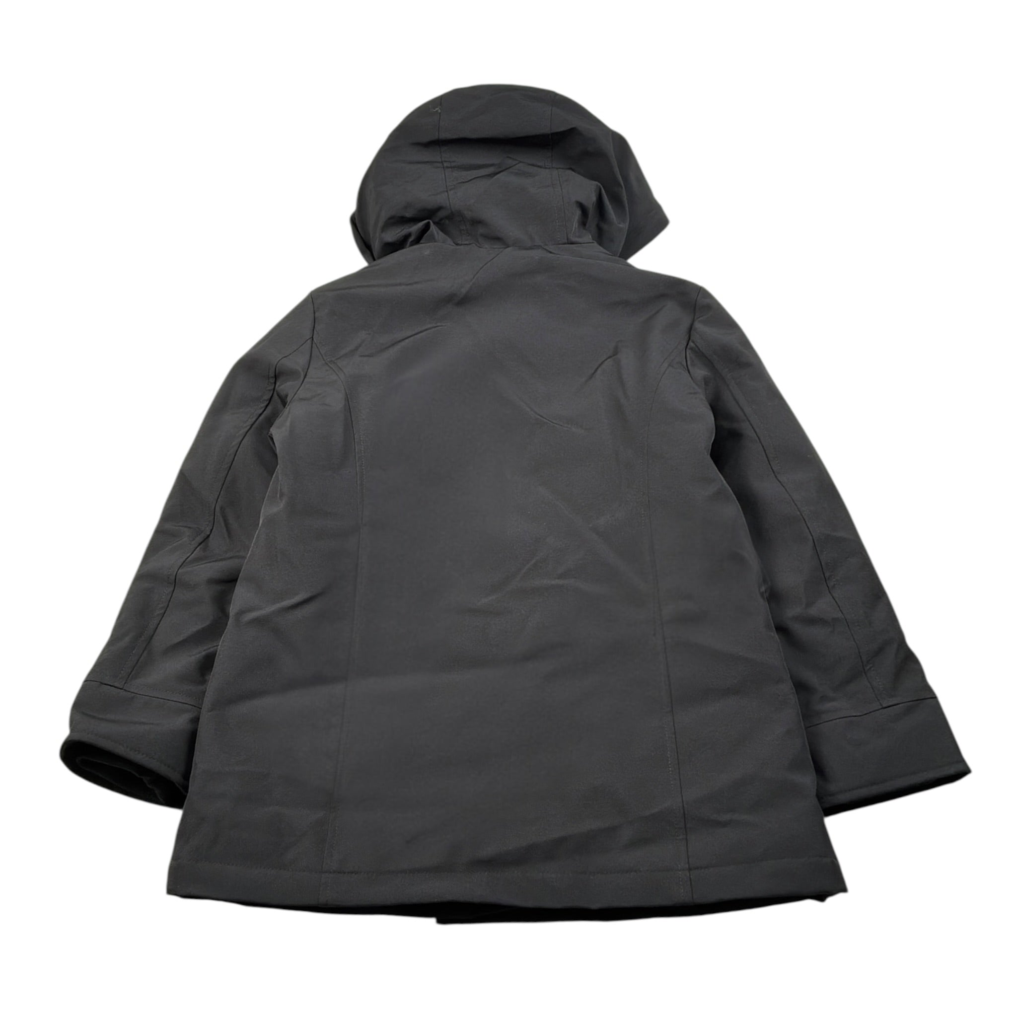 Canadian Giubbino tinta unita con Cappuccio Nero per Bambino CNG225301WK NERO CANADIAN 