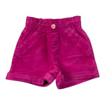 Carre'Ment Beau Short tinta unita con Elastico In Vita Fuxia per Neonata Y30208 FUXIA CARRE'MENT BEAU 