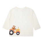 Carre'Ment Beau Shirt Girocollo tinta unita con Stampa Panna per Bambino Y30286J PANNA CARRE'MENT BEAU 