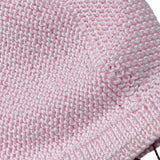 Casilda Jimena Cappello tinta unita In Filo Rosa per Neonata 768118 ROSA CASILDA JIMENA 