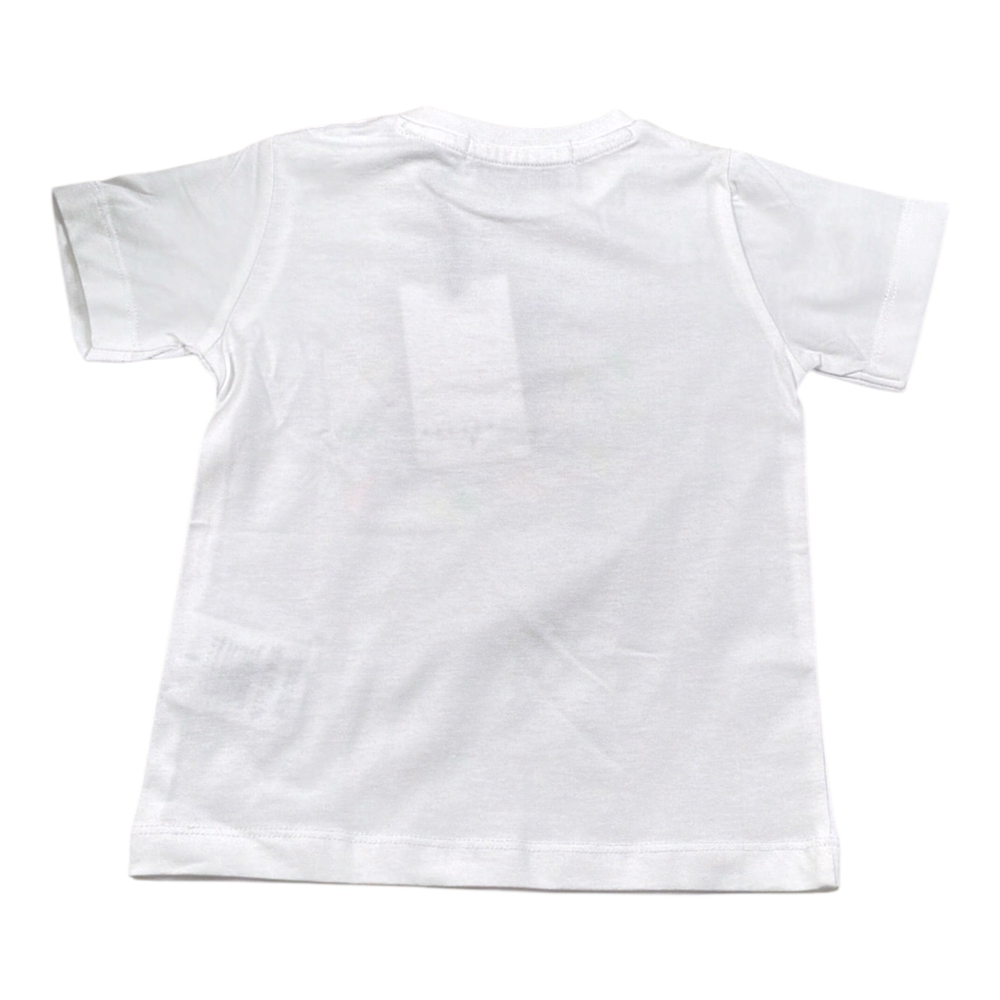 Cesare Paciotti T-Shirt tinta unita con Stampa Bianco per Neonato 4119B BIANCO CESARE PACIOTTI 