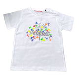 Cesare Paciotti T-Shirt tinta unita con Stampa Bianco per Neonato 4119B BIANCO CESARE PACIOTTI 