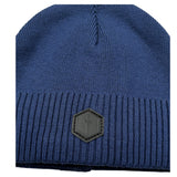 Cesare Paciotti Cappello tinta unita con Logo Blu per Neonato CAP6301B BLU CESARE PACIOTTI 