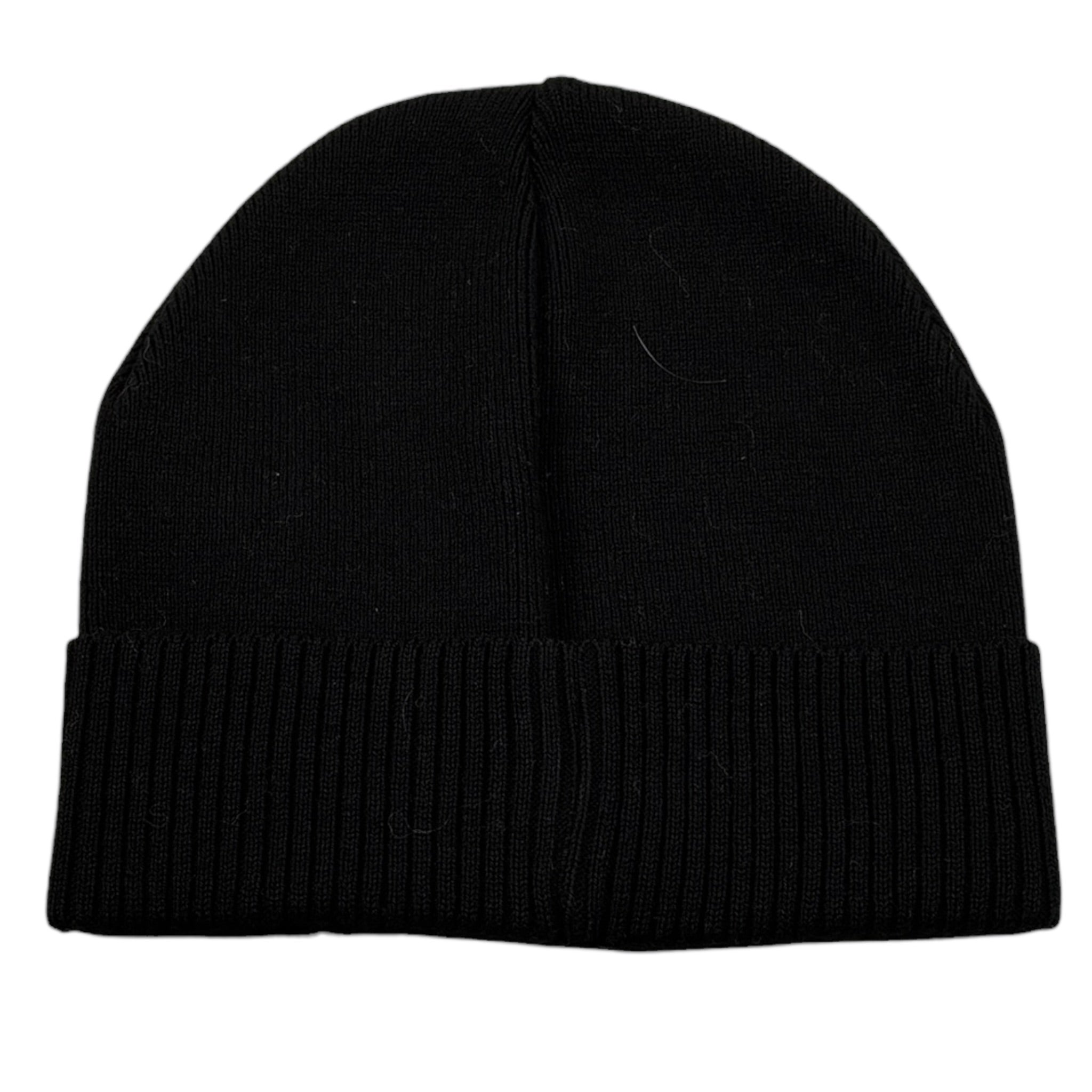 Cesare Paciotti Cappello tinta unita con Logo Nero per Neonato CAP6301B NERO CESARE PACIOTTI 