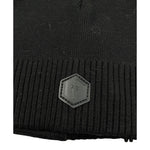Cesare Paciotti Cappello tinta unita con Logo Nero per Neonato CAP6301B NERO CESARE PACIOTTI 