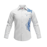 Cesare Paciotti Camicia tinta unita con Stampa Bianco per Bambino CMP6354B BIANCO CESARE PACIOTTI 