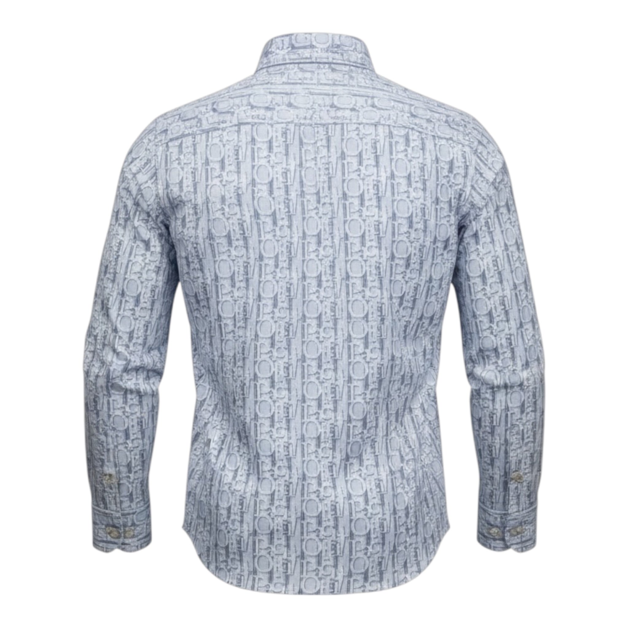 Cesare Paciotti Camicia tinta unita con Stampa Azzurro per Bambino CMP6355BJ AZZURRO CESARE PACIOTTI 