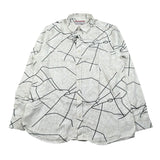 Cesare Paciotti Camicia Manica Lunga tinta unita con Stampa Bianco per Bambino CMP6365J BIANCO CESARE PACIOTTI 