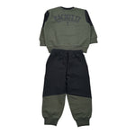 Cesare Paciotti Completo 2Pz Bicolore Felpa-Pantalone Nero/Verde per Neonato COMP6301JN NERO/VERDE CESARE PACIOTTI 