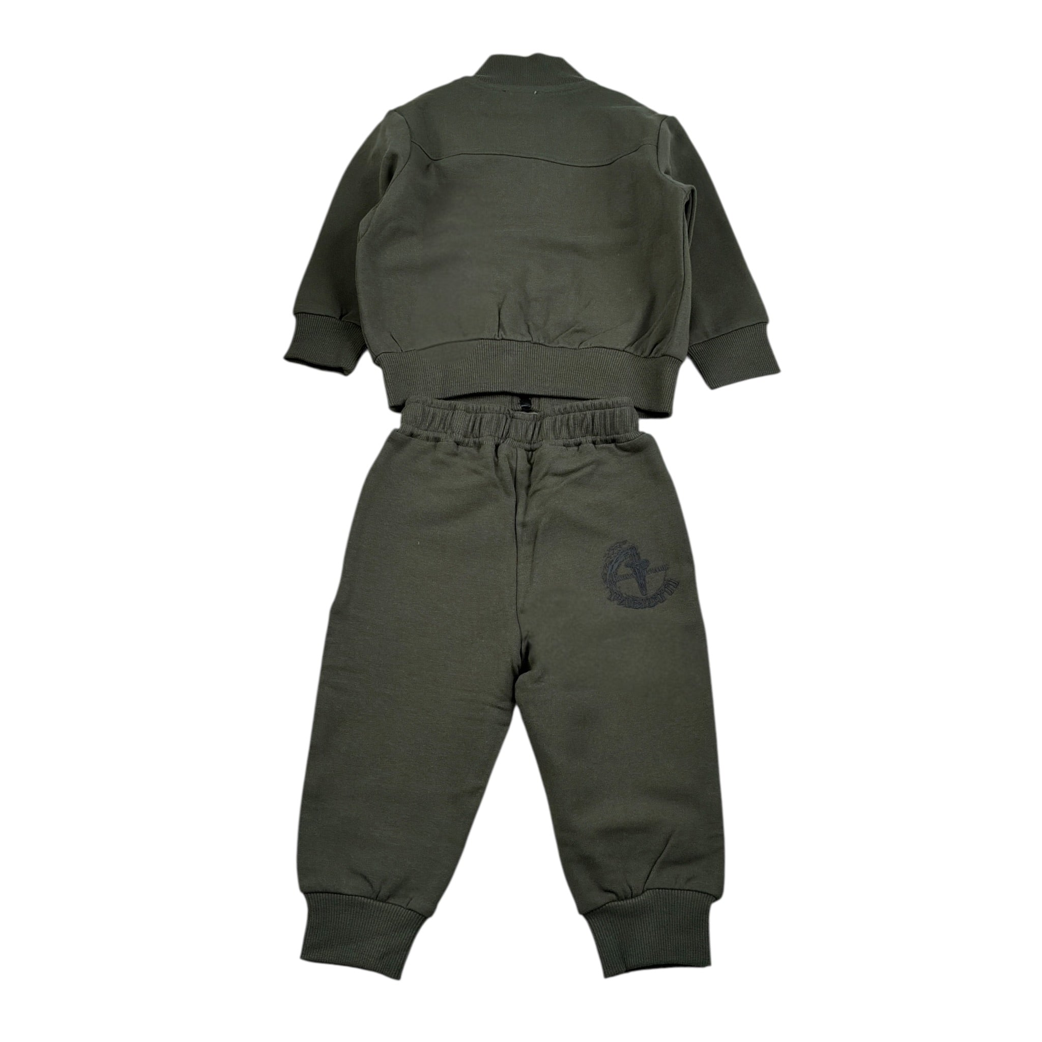 Cesare Paciotti Completo 2 Pezzi Felpa-Pantalone tinta unita Verde per Bambino COMP6302BX VERDE CESARE PACIOTTI 
