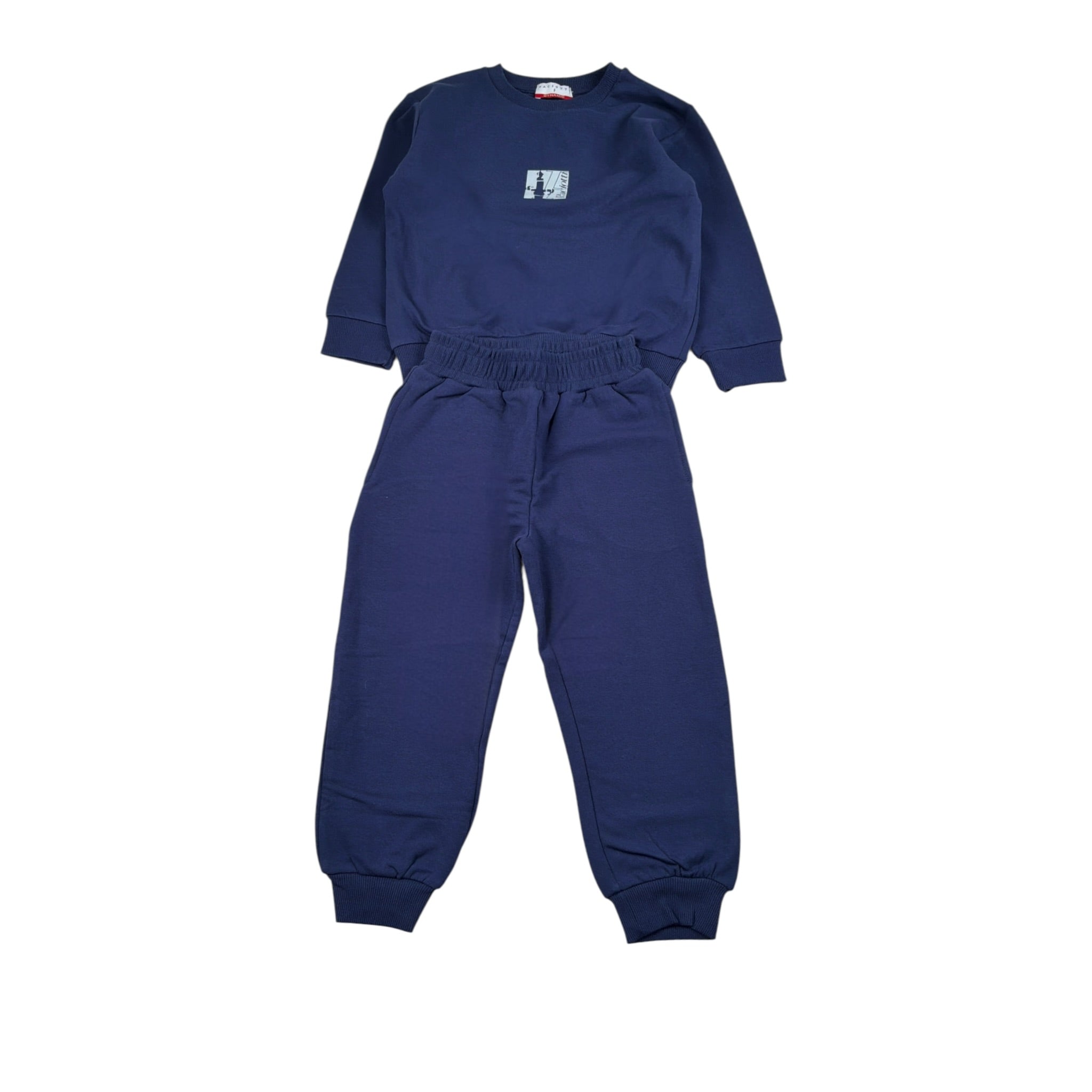 Cesare Paciotti Completo 2Pz Felpa-Pantalone con Stampa Blu per Bambino COMP6319BJ BLU CESARE PACIOTTI 