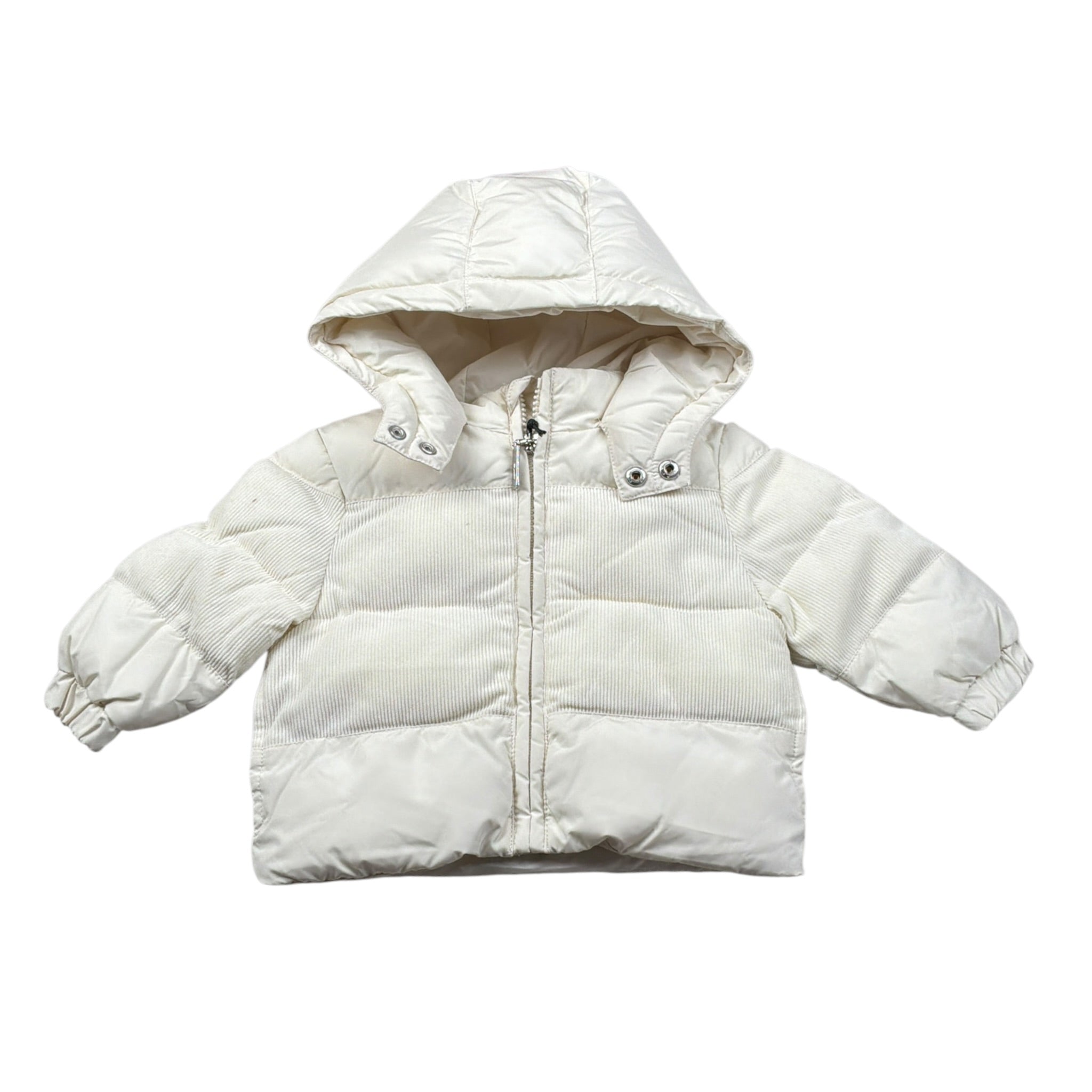 Cesare Paciotti Giubbino tinta unita con Cappuccio Panna per Bambina GBP6352B PANNA CESARE PACIOTTI 