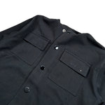 Cesare Paciotti Camicia tinta unita con Cappuccio Nero per Bambino GIP6301J NERO CESARE PACIOTTI 